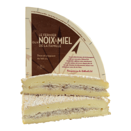 Le Fermier con Noci e Miele Brie de Meaux Fermier AOP Edmond de Rothschild Heritage